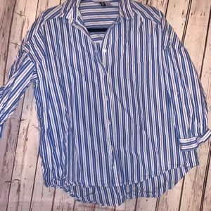 H&M button up top